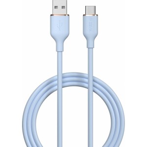 Devia cable Jelly EC629 USB - USB-C 1,2 m 2,4A blue