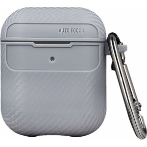 None Carbon case for Airpods / Airpods 2 grey