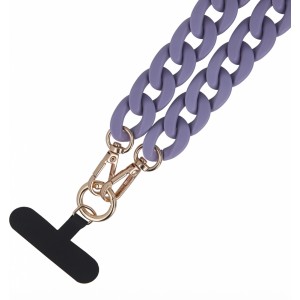 None Phone chain long matte purple