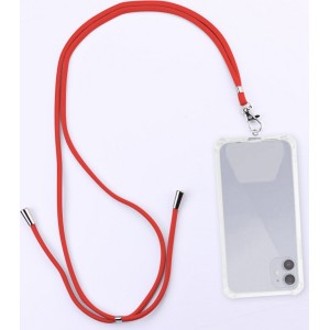 None Universal neck strap for phones red