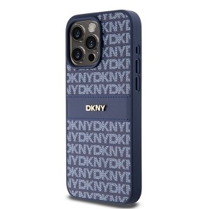 None DKNY case for iPhone 15 Pro Max 6,7" DKHCP15XPRTHSLB black HC Magsafe pu repeat pattern w stack logo