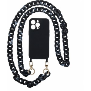 None Phone chain long mottled black