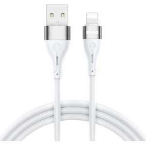 None BWOO Minimalist Silicone 3A Cable X280L USB-A to Lightning white