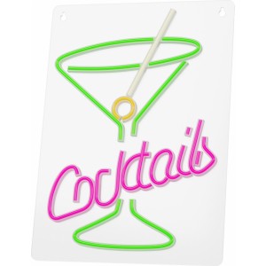 None Neon PLEXI LED COCKTAILS pink green FPNE02X Forever Light