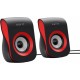 Havit computer speakers 2.0 HV-SK599 black-red