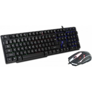 Rebeltec wired set: LED keyboard + mouse for OPPRESSOR players