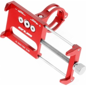 GUB bike holder for mobile phone G85 Aluminium red