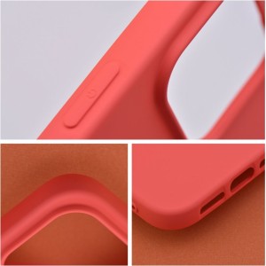 OEM SILICONE case for IPHONE 16 Pro Max peach