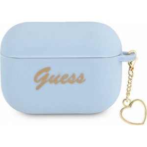 Guess case for APPLE AirPods Pro GUAPLSCHSB (Silicone Charm Heart Collection) blue