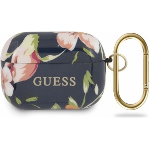 Guess case for APPLE AirPods Pro GUACAPTPUBKFL03 (N.3 Flower Collection) blue