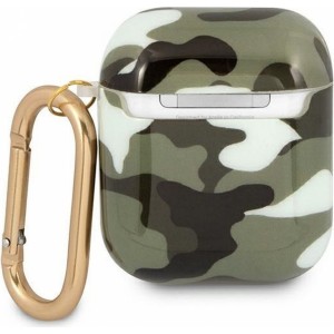 Guess case for APPLE AirPods 1/2 GUA2UCAMA (Camo Collection) khaki