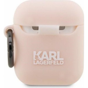 Karl Lagerfeld case for APPLE Airpods 1 / 2 KLA2RUNCHP (3D Sil NFT Choupette) pink