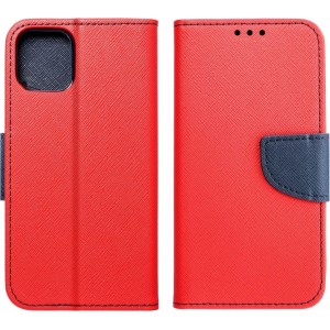 OEM FANCY Book case for XIAOMI Redmi Note 12 5G red / navy