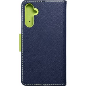 OEM FANCY Book case for SAMSUNG A34 5G navy / lime