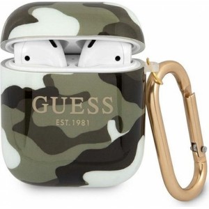 Guess case for APPLE AirPods 1/2 GUA2UCAMA (Camo Collection) khaki