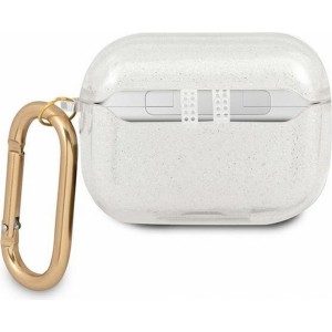 Guess case for APPLE AirPods Pro GUAPUCG4GT (Glitter Collection) transparent