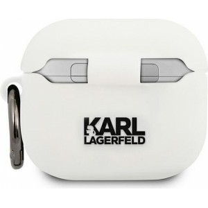 Karl Lagerfeld case for APPLE Airpods 3 KLACA3SILCHWH white