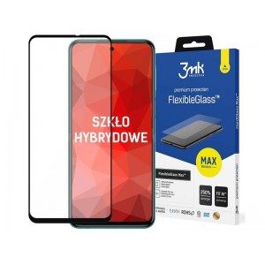 3MK Szkło 3mk Flexible Glass Max 7H do Redmi Note 9S/ Pro/ Max Black