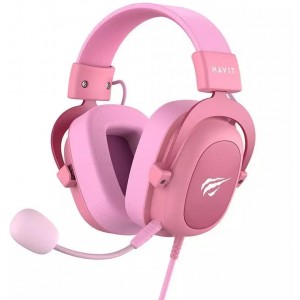 Havit H2002D Gaming Headphones (Pink)
