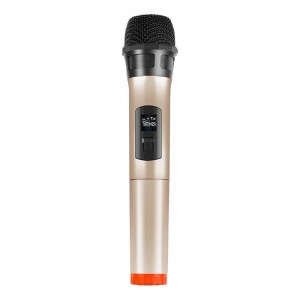 Puluz Wireless dynamic microphone UHF PULUZ PU628J 3.5mm (gold)