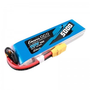 Gens Ace G-Tech 5000mAh 11.1V 45C 3S1P lipo battery with XT90 Plug