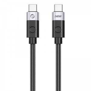 Orico 240W USB-C to USB-C charging cable, 1 m (black)