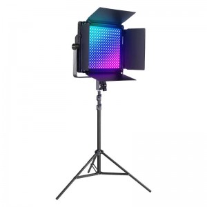 Neewer Kit Neewer RGB1200 LED two lamps 60W 2500-8500K + tripods + barndoors