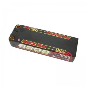 Gens Ace Redline Series 6300mAh 7.4V 130C 2S2P HardCase 70# LiPo Battery