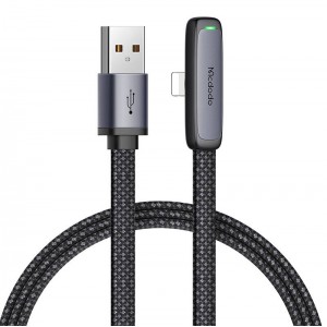 Mcdodo CA-2791 USB to lightning angle cable, 1.8m (black)