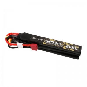 Gens Ace 25C 1500mAh 3S1P 11.1V Nunchuck 3X Airsoft Gun Lipo Battery with T Plug