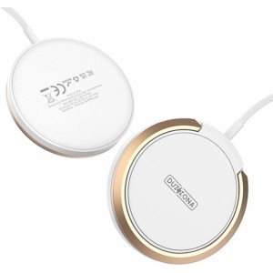 Duzzona W1 15W MagSafe Bezvadu Tālruņu Lādētājs ar Saliekamo Statīvu USB-C 1.2 m Balts