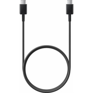 Samsung EP-DA705BBE 60W 5A Universāls USB-C uz USB-C Lādēšanas un Datu kabelis Melns 1m (OEM)