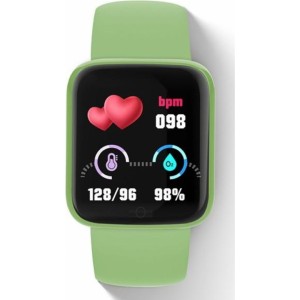 Iwear M7 Фитнес Смарт-часы с Full Touch 1,3 '' IPS дисплеем изм. HR & кровяного давления / Соц. сети Зеленый