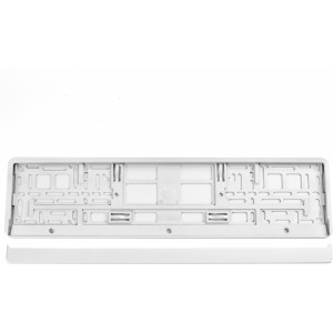 Utal License Plate Frame - White