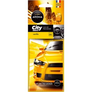 Mtm Industries Auto gaisa atsvaidzinātājs AROMA CAR CITY CARD VANILIA