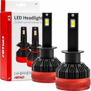 Amio LED Headlights X3 Series H1 AMiO-02977