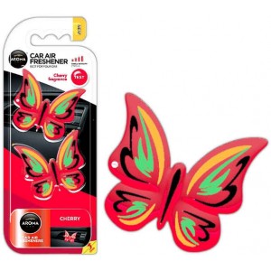 Mtm Industries Car air freshener AROMA FANCY SHAPES BUTTERFLY Cherry