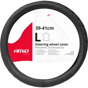 Amio Steering wheel cover Leather Series SWC-51-L (39-41cm)