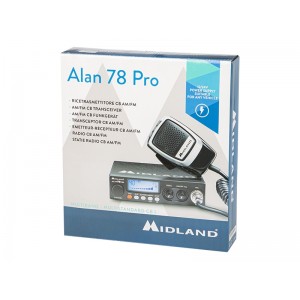 PRL Radio CB ALAN-78 PRO AM/FM/ASQ 12/24V