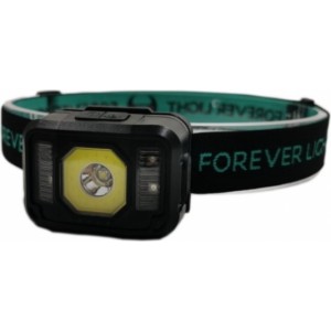 Forever Light LED Senso Galvas Lukturis ar sensoru XP-E 3W + COB / 3W / 270lm / 1200mAh / Li-Pol