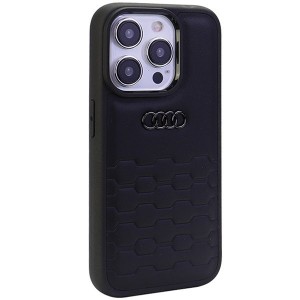 Audi GT Synthetic Leather Back Case Aizsargapvalks Priekš Apple iPhone 15 Pro