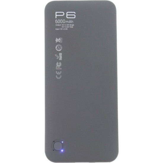 Imymax P6 Power Bank 6000 mAh Портативный аккумулятор