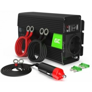 Greencell Green Cell Car Power Inverter Converter Strāvas pārveidotājs 24V to 230V / 500W / 1000W