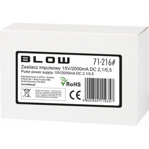 Blow 71-216# Импульсный источник питания 15V / 2000mA