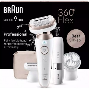 Braun Silk-épil 9 Flex 9-360 3D Epilators Rozā