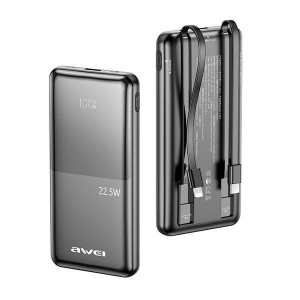 Awei P76K Power Bank 22.5W Ārējas uzlādes baterija 10000mAh