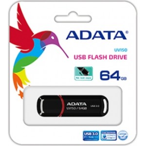 Adata AUV150-64G-RBK Zibatmiņa 64GB