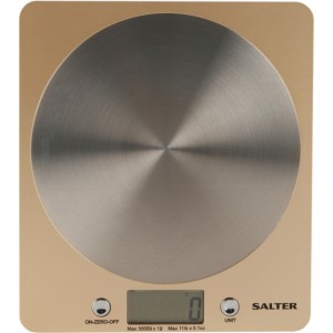 Salter 1036 OLCFEU16 Olympic Disc Electronic Digital Kitchen Scales Gold