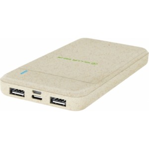 Tellur PD103 Green Power Bank 10000mAh, 2xQC3.0 + PD 18W cream