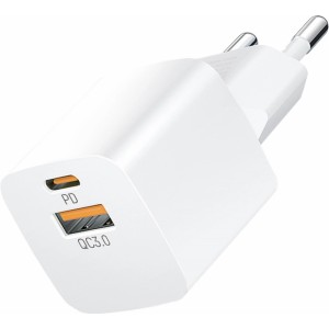 Wozinsky CMWCW 20W USB-C / USB-A wall charger - white